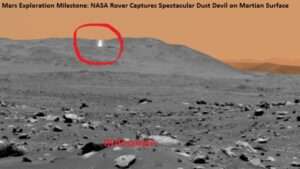 NASA Rover Spots Dust Devil Swirling On Martian Surface